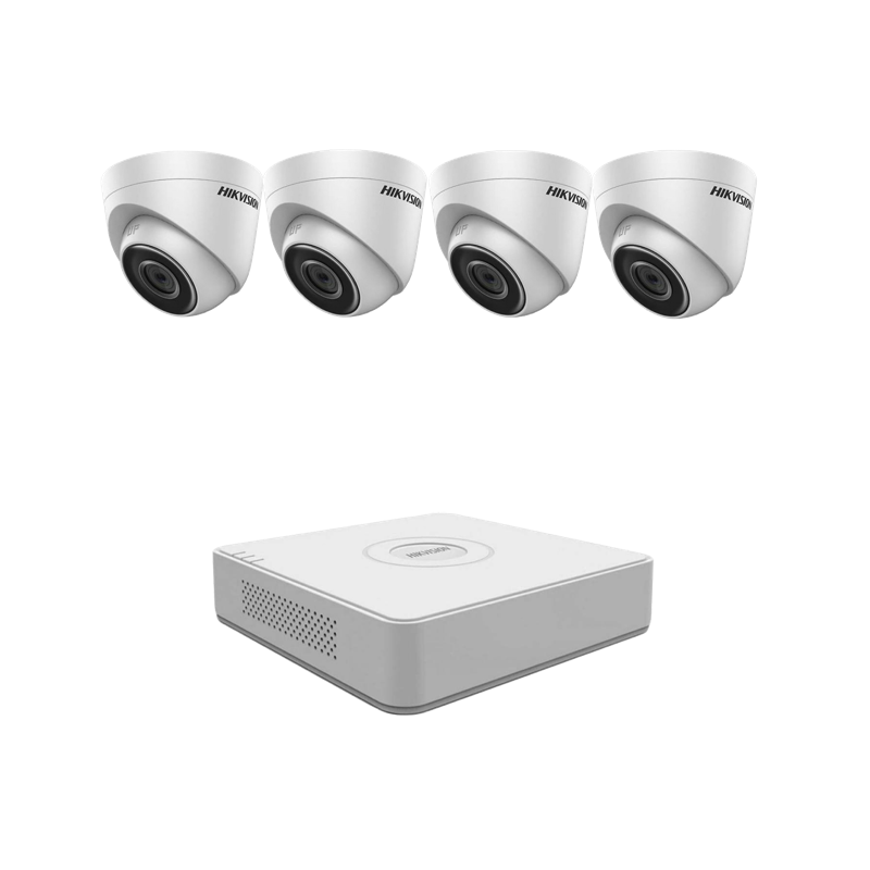 HIKVISION video surveillance kit 4 x DS2CD1331I, NVR