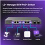 EnGenius EWS2910P-FIT Managed Gigabit 8-Port 55W PoE Switch with 2 SFP Ports