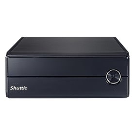 Shuttle XPC slim Barebone XH610V - S1700, Intel H610, 1xDP, 1xHDMI, 1x VGA, 2x COM (RS232), 2x LAN (2.5G and 1G), 1x slim5.25", 