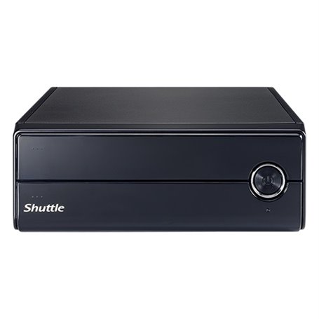 Shuttle XPC slim Barebone XH610V - S1700, Intel H610, 1xDP, 1xHDMI, 1x VGA, 2x COM (RS232), 2x LAN (2.5G and 1G), 1x slim5.25", 