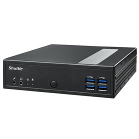 Shuttle XPC Slim System DL3000EP, Intel N100, Win10 IoT, 8GB RAM, 128GB SSD M.2 (NVMe), 2x LAN (2x 2.5Gbit), 2xCOM, 1xHDMI, 1xDP