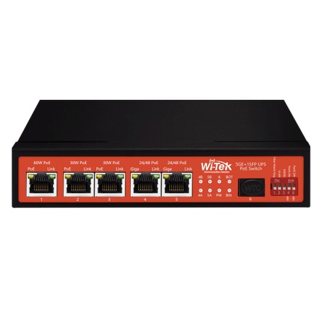 Wi-Tek WI-PS306GF-UPS-15A PoE Switch