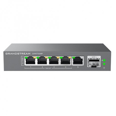 Grandstream GWN7700MP - 5x2.5G ports, 4 POE ports unmanaged switch